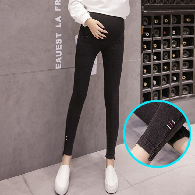 Denim Jeans Maternity Pants For Pregnant Women