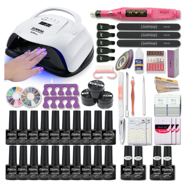 Professional Poly Gel Nail Set (Full Kit)
