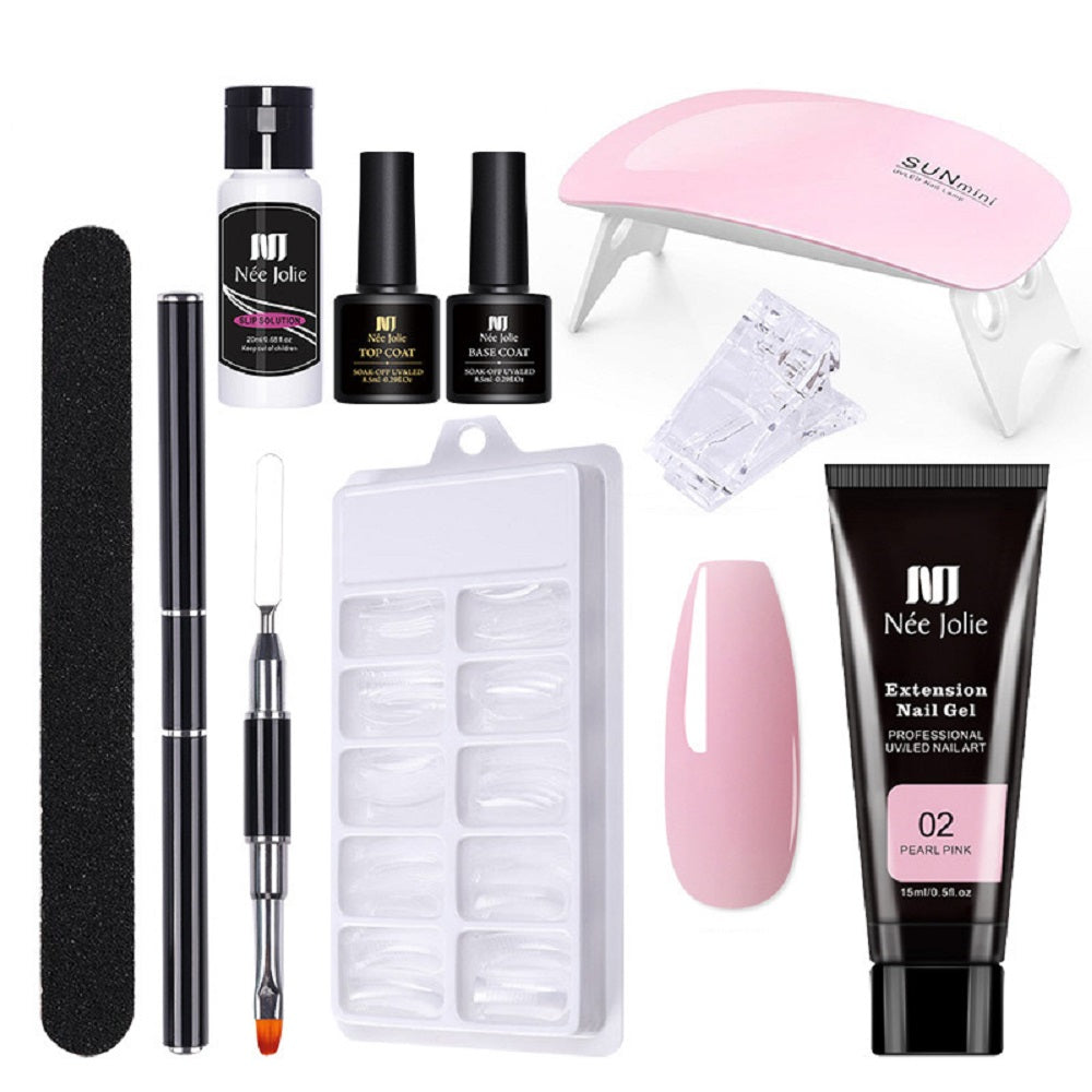 Icicosmetic Polygel Secret Nail Kit Pearl Pink