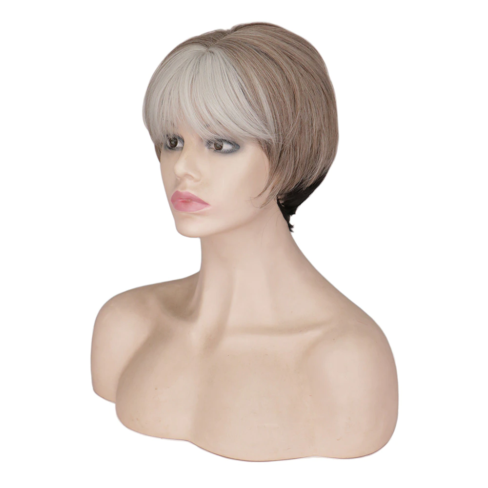 Short blonde pixie cut wigs