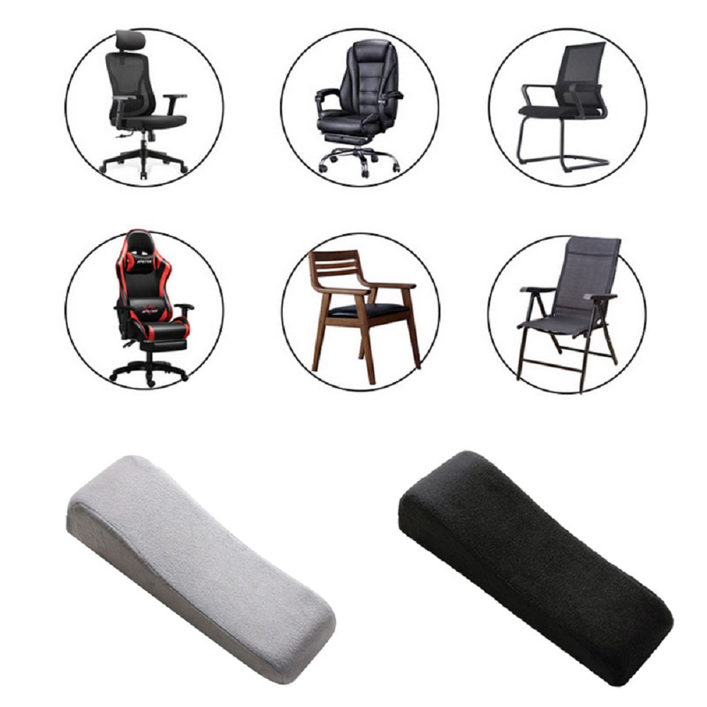 Ergonomic Memory Foam Office Chair Armrest Pads for Elbows and Forearms Pressure Relief