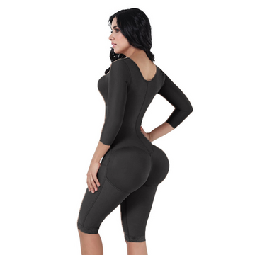 Body Shaper Breast Support Tummy Control Long Bodysuit