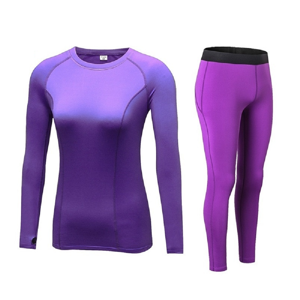 Women's thermal underwear winter warm top & bottom