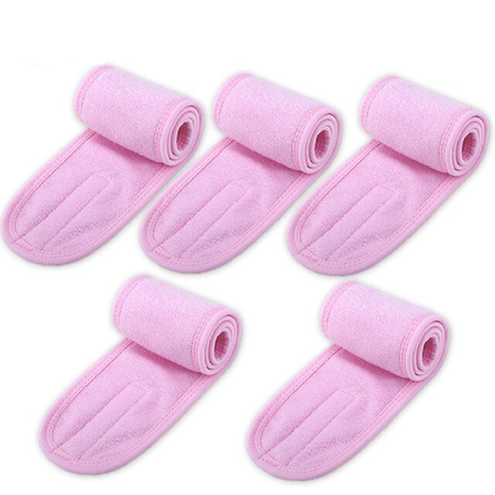 Spa facial headbands adjustable head wraps for women