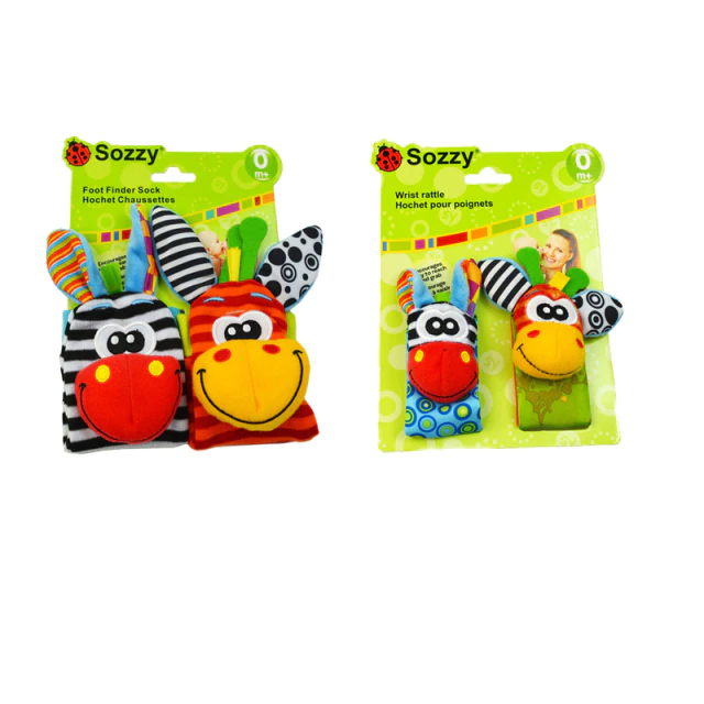 Wrist rattles foot finder rattle sock baby toddler toy