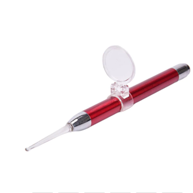 LED flashlight earpick baby ear cleaner with magnifier