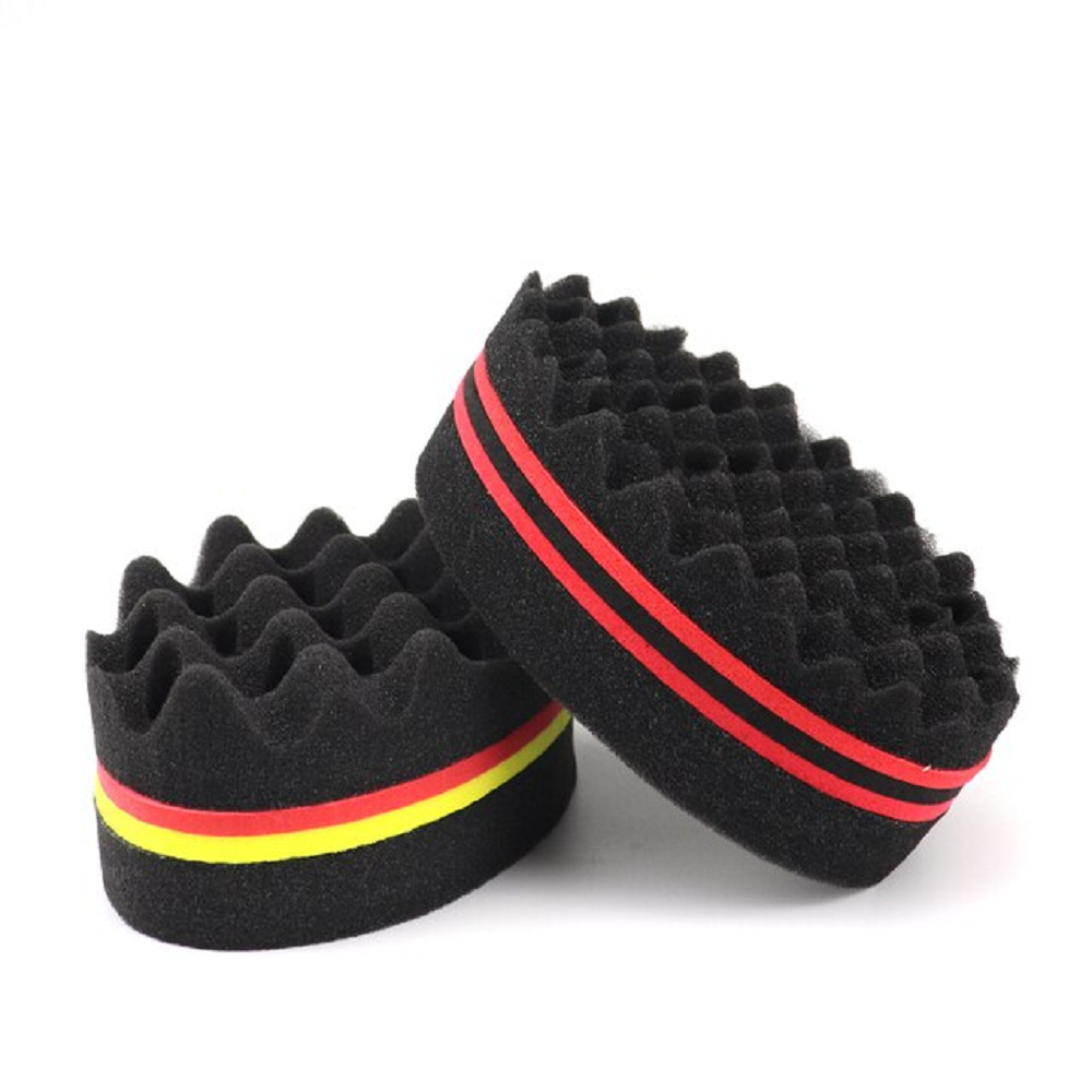 Double-sided twisted hairbrush sponge iciCosmetic