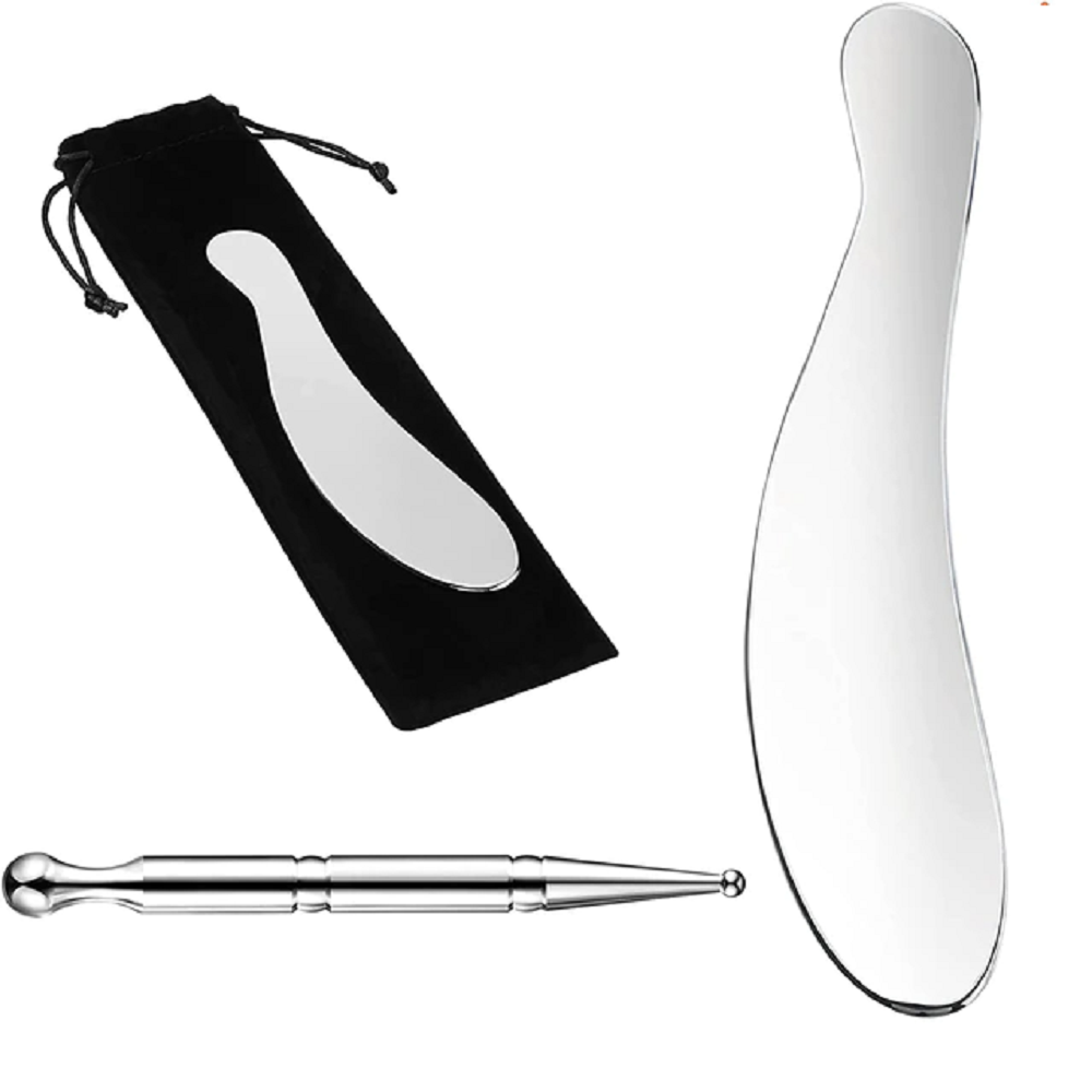 Manual acupuncture pen scraping gua sha tools self-massage