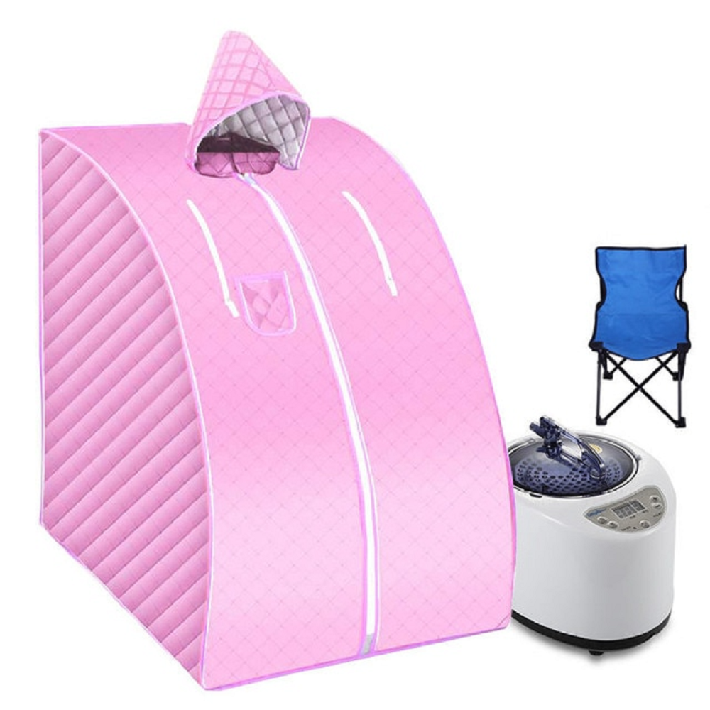 Portable steam sauna for home spa