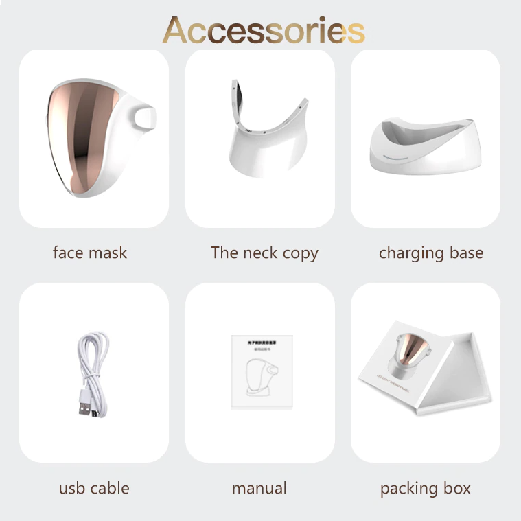 LED Light Therapy new generation Mask Full Face and Neck