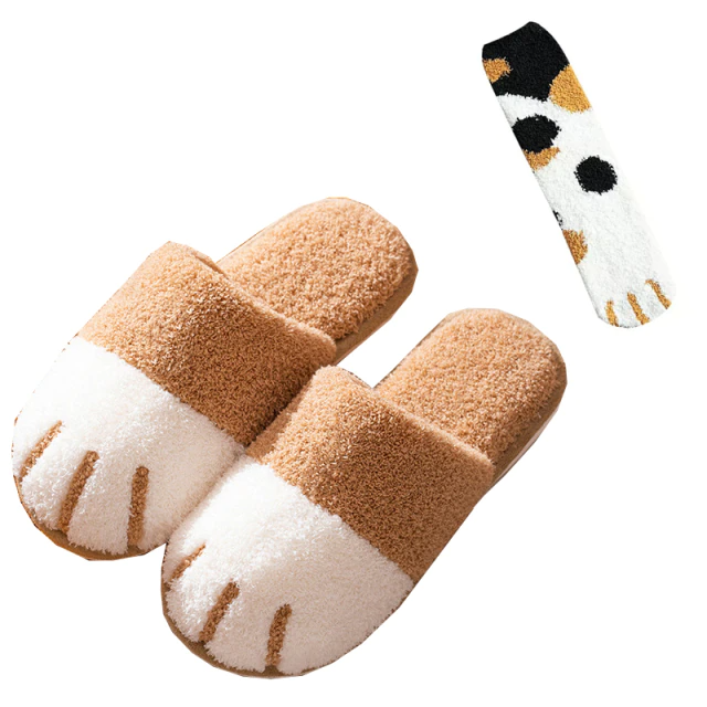 Memory foam women’s slippers & socks