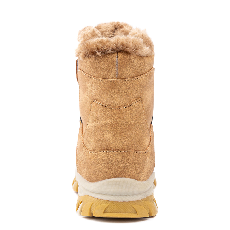Winter warm fur snow non-slip waterproof kids boots