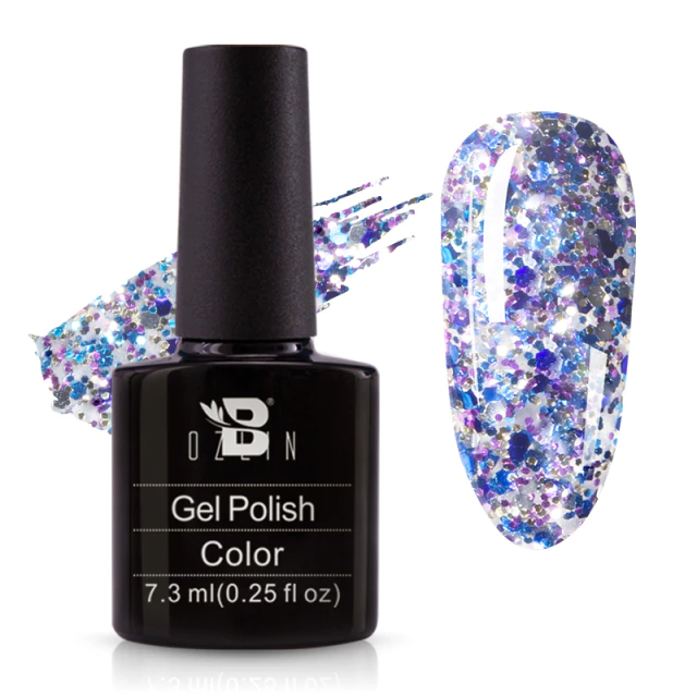 Reflective glitter sparkling diamond nail polish gel iciCosmetic
