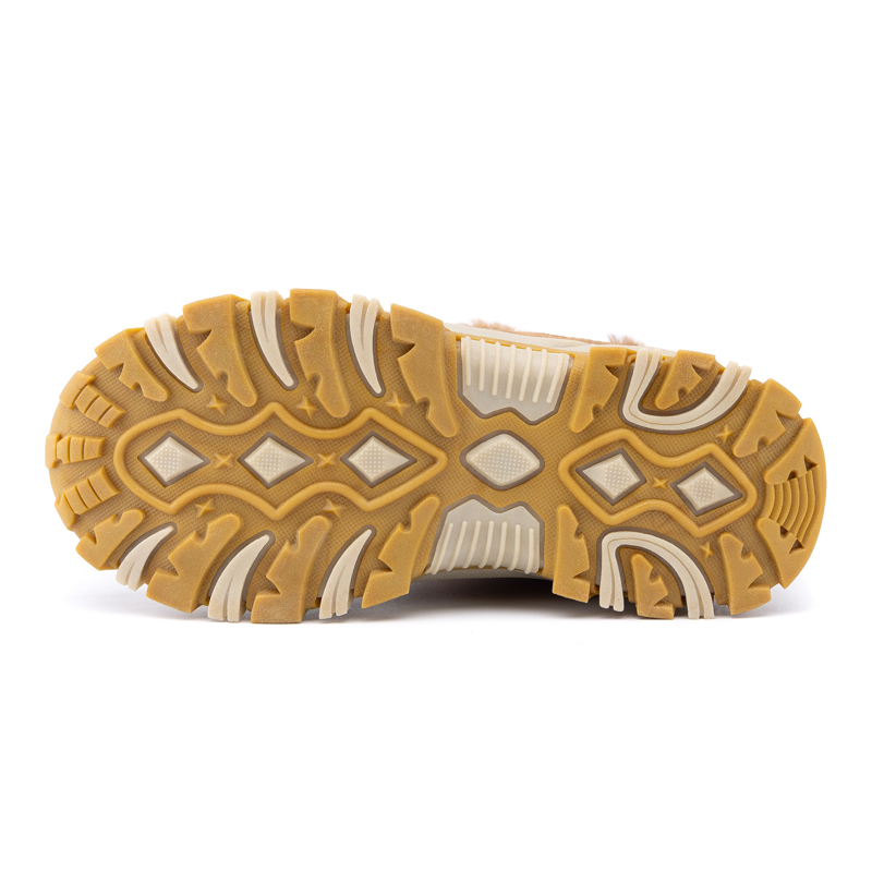 Winter warm fur snow non-slip waterproof kids boots