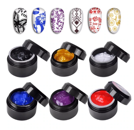 Nail Stamping Polish Gel Kit iciCosmetic