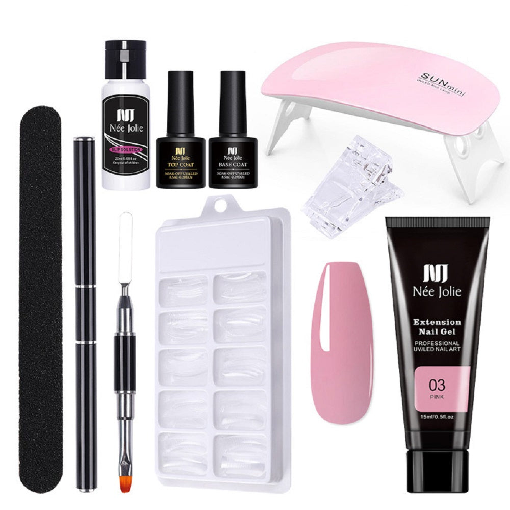 Icicosmetic Polygel Secret Nail Kit Pink