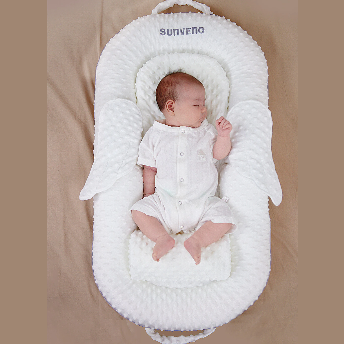Portable baby nest infant lounger bed