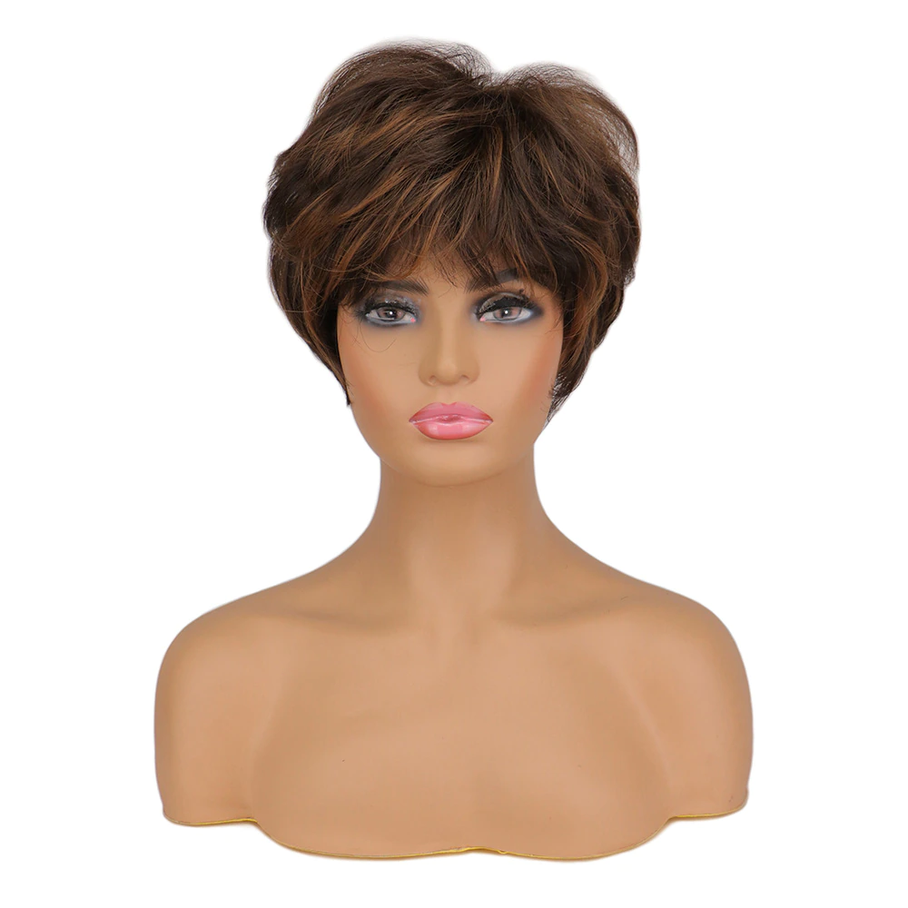 Short blonde pixie cut wigs