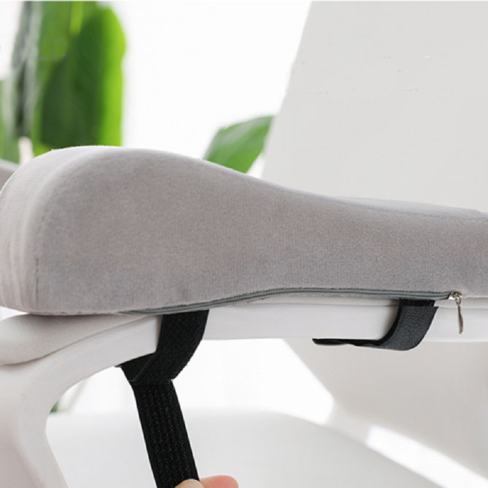 Ergonomic Memory Foam Office Chair Armrest Pads for Elbows and Forearms Pressure Relief