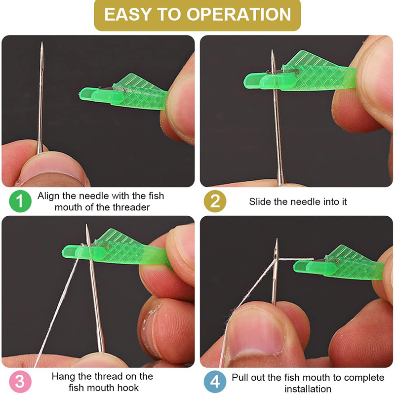 Fish Type Sewing Machine Needle Threader