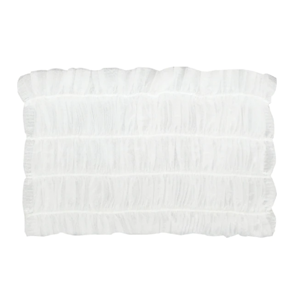 Disposable shower cap elastic mesh non-woven bath hat