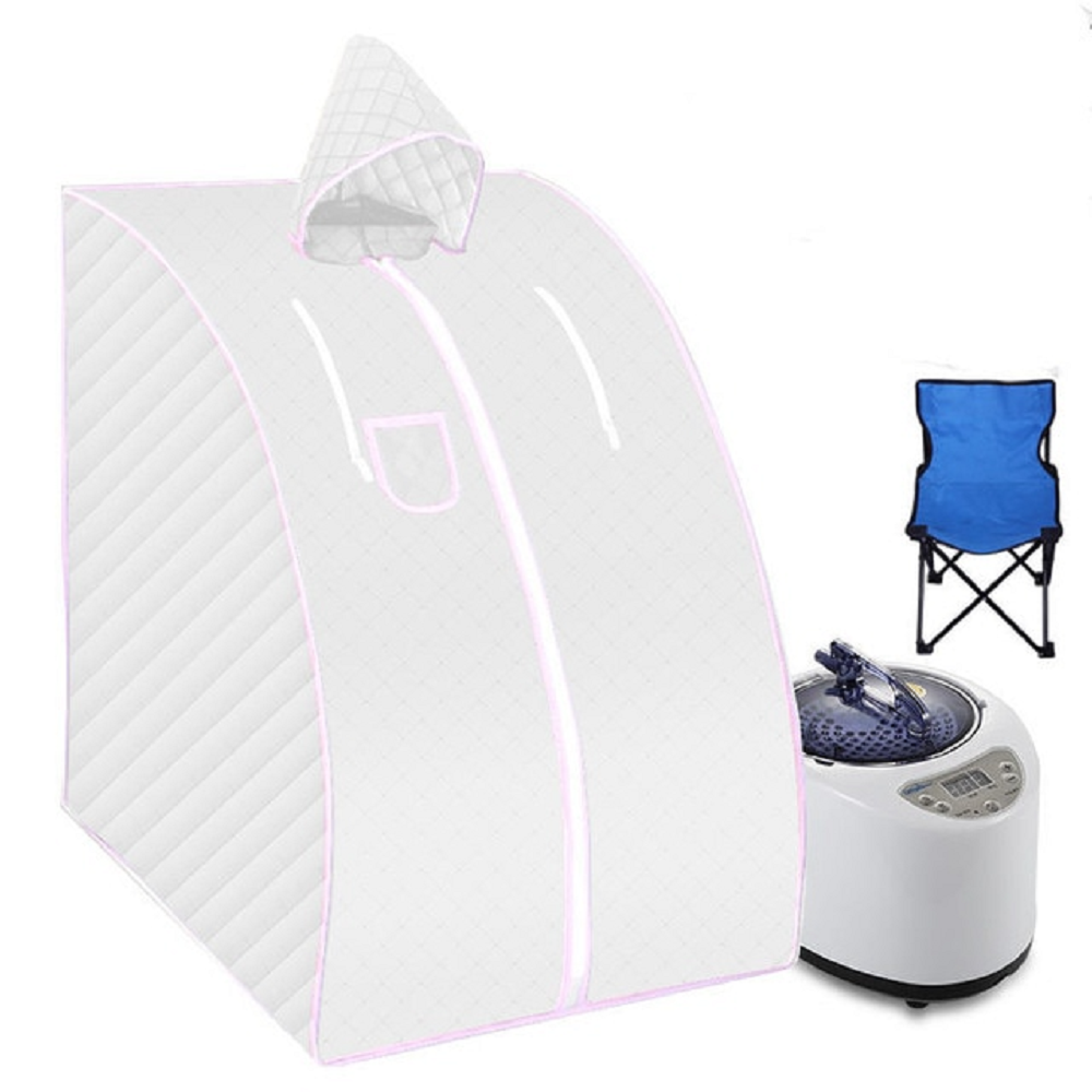 Portable steam sauna for home spa