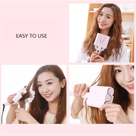 Triple Barrel Waver Styling Hair Curler iciCosmetic