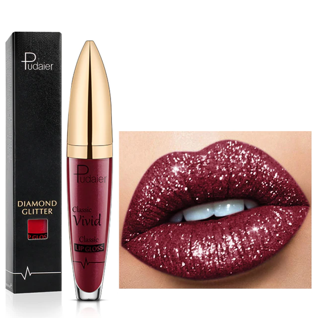 Diamond Shimmer Pearl Lip Gloss Waterproof Lipstick