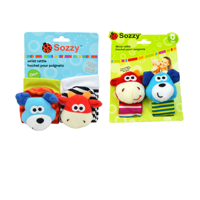 Wrist rattles foot finder rattle sock baby toddler toy