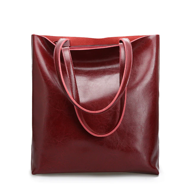 Vintage genuine leather hand & shoulder bags