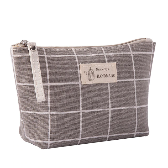 Canvas printed cosmetic bags multi-function travel organizer bag iciCosmetic