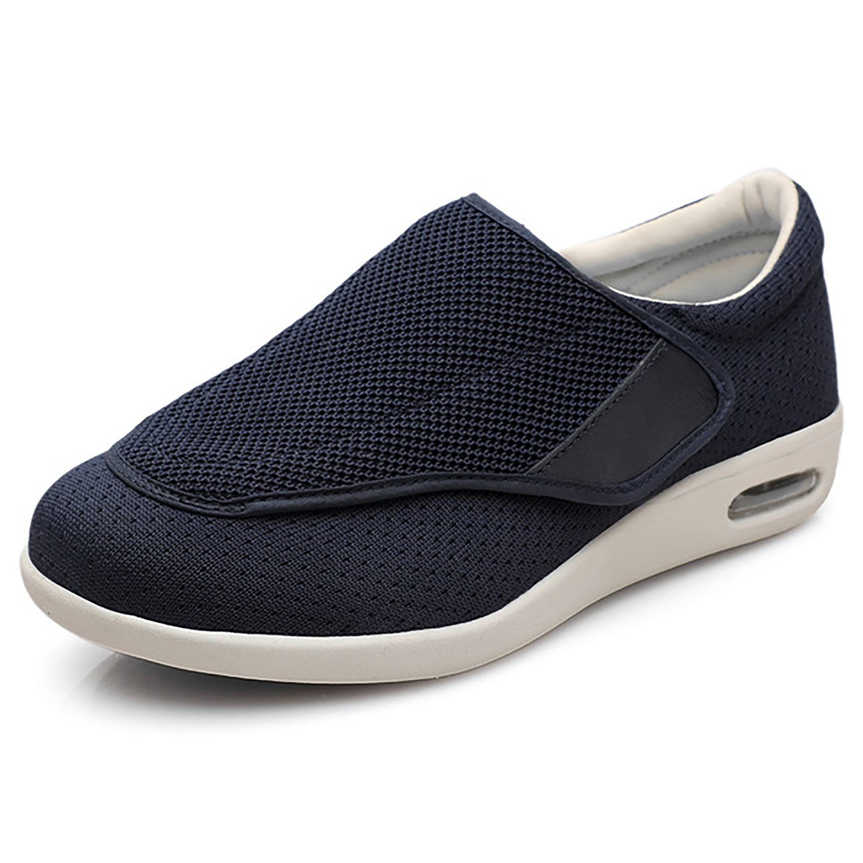 Orthopedic Wide Feet Swollen Diabetic Shoes dark blue colour