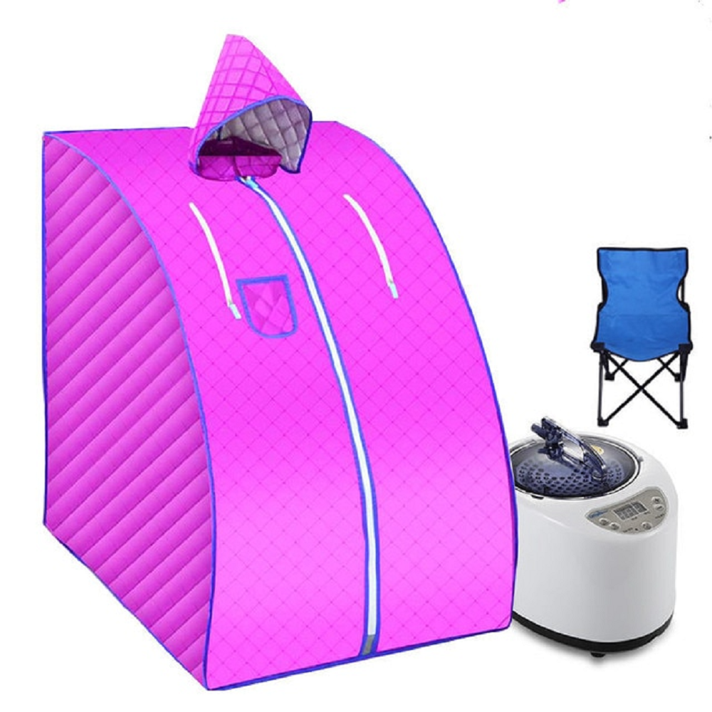 Portable steam sauna for home spa