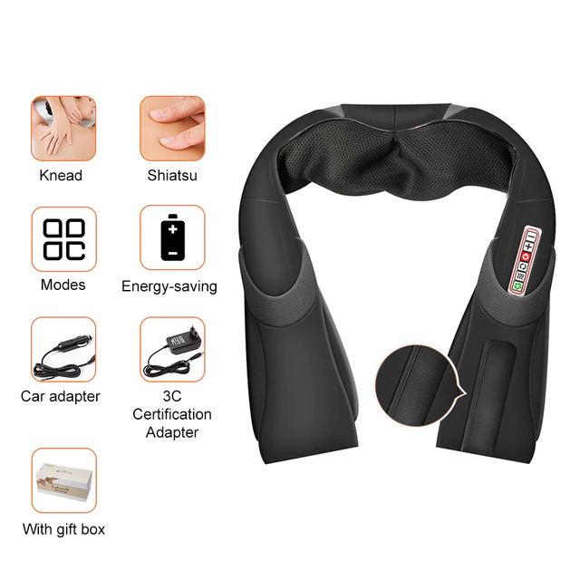 Multifunctional Infrared Heated Shawl Electrical Neck Body Massager
