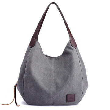 Women’s canvas tote shoulder bags cotton handbags iciCosmetic