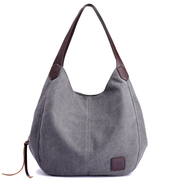 Women’s canvas tote shoulder bags cotton handbags iciCosmetic