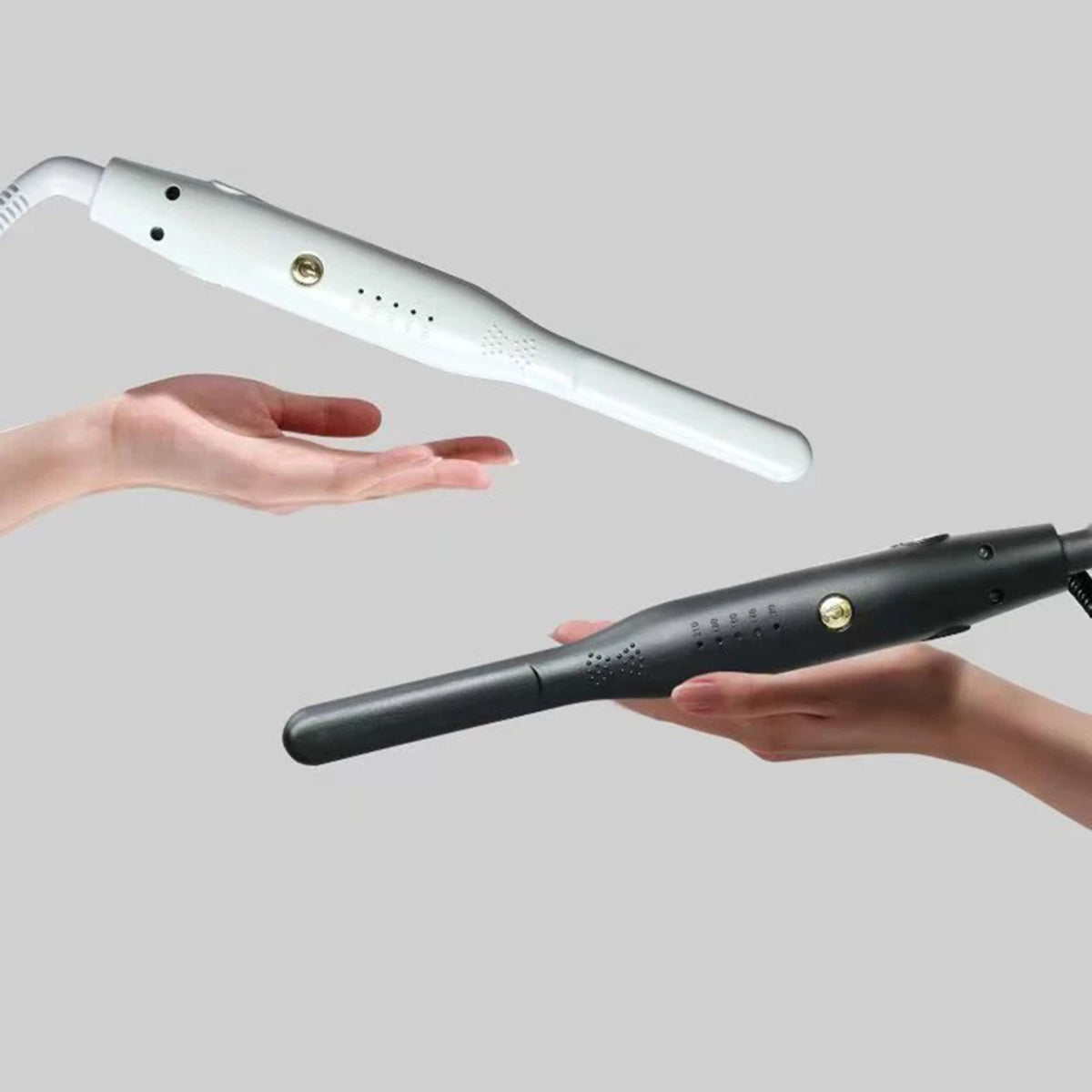 3D Hair Crimper Iron – Ceramic Volumiser and Corrugated Curling Flat Iron