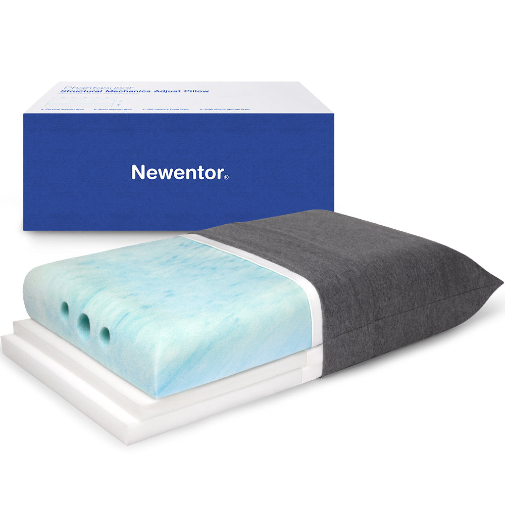 Adjustable Heights Anti-Snore Ergonomic Memory Foam Pillow