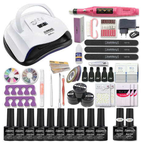 Professional Poly Gel Nail Set (Full Kit)