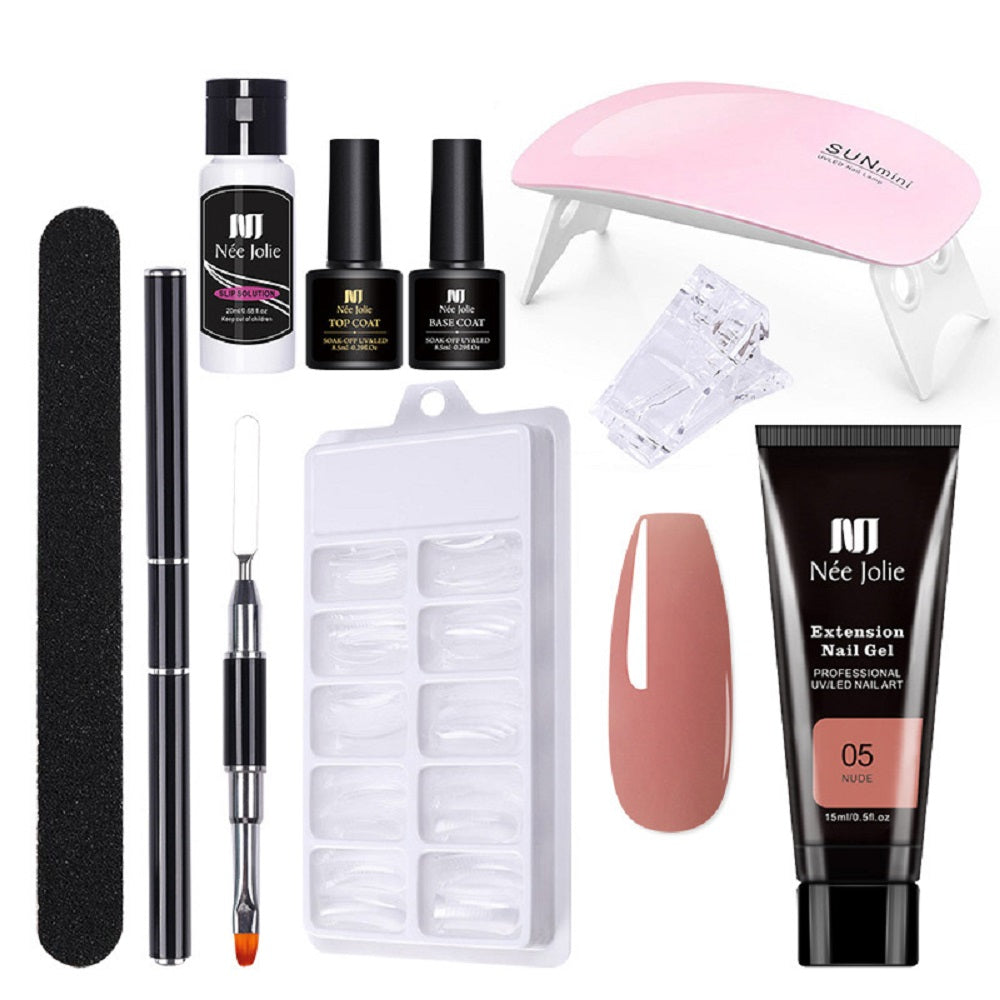 Icicosmetic Polygel Secret Nail Kit Soft Nude