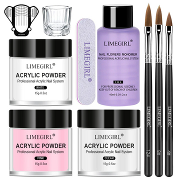 Nail Acrylic Powder & Liquid Monomer For Manihelp Set