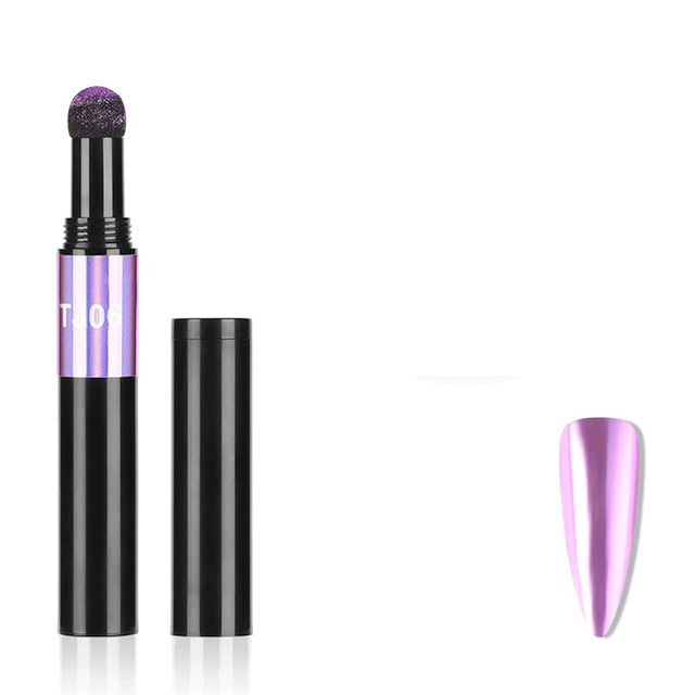 Nail art glitter mirror powder magic pen iciCosmetic