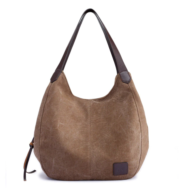 Women’s canvas tote shoulder bags cotton handbags iciCosmetic