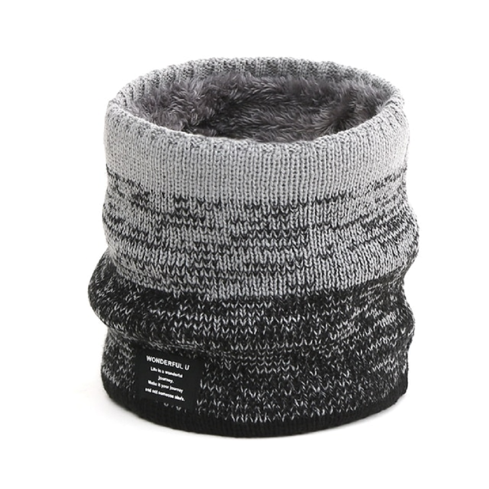 Unisex thermal neck warmer fleece tube winter scarf