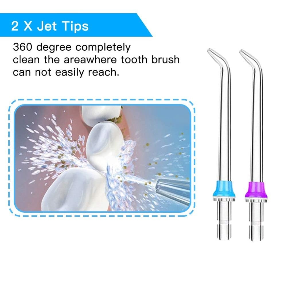 Oral Irrigator USB Rechargeable Water Flosser  Waterproof Teeth Cleaner iciCosmetic