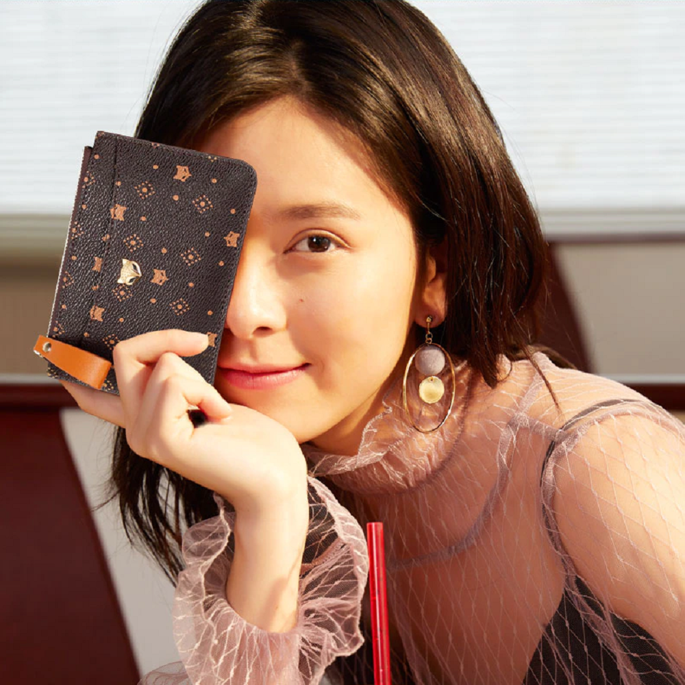 Faux leather small wallets for women iciCosmetic