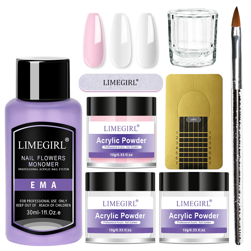 Nail Acrylic Powder & Liquid Monomer For Manihelp Set