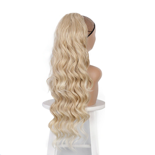 Long Wavy Ponytail Hair Synthetic