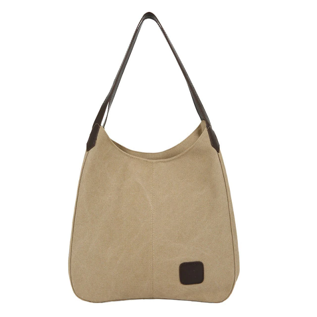 Women’s canvas tote shoulder bags cotton handbags iciCosmetic