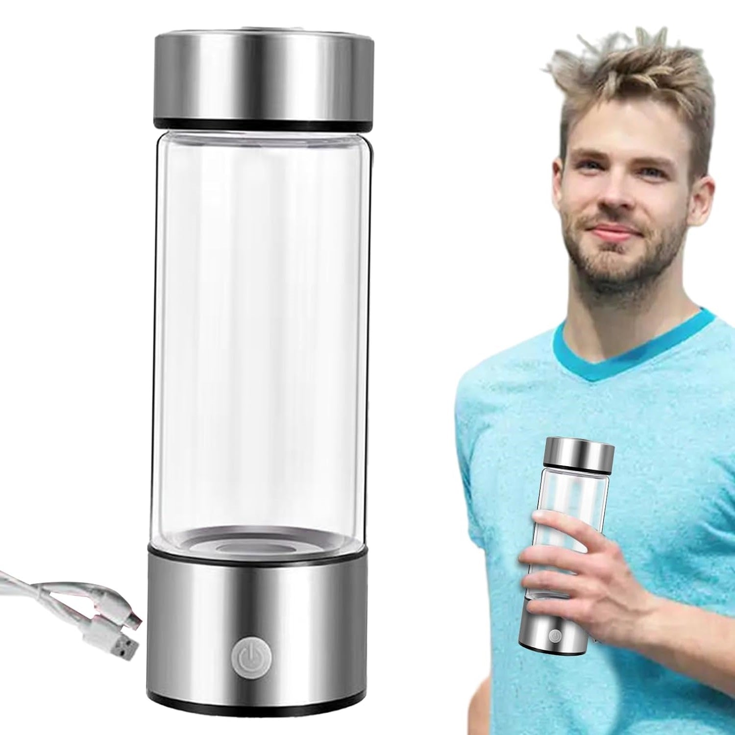 Hydrogen-Rich Water Cup Generator Bottle